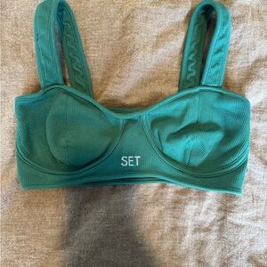 SET Active Green Sports Bra